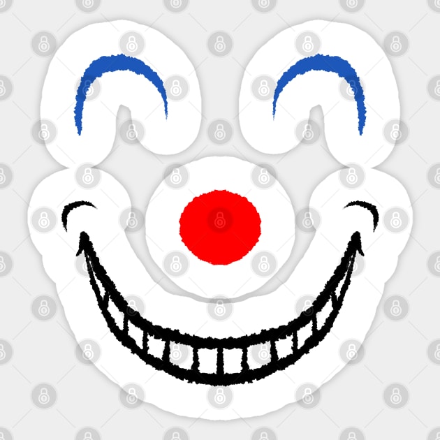 Cartoon Eyes - Clown Sticker by TheWanderingFools